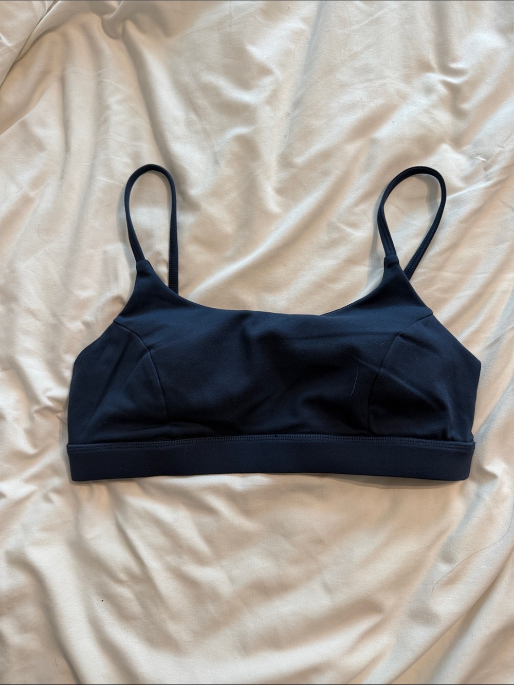 Everyday Navy Blue Supportive Bralette with Adjustable Straps